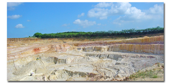 廣西合浦縣-高嶺土探明儲量達1.8億噸，