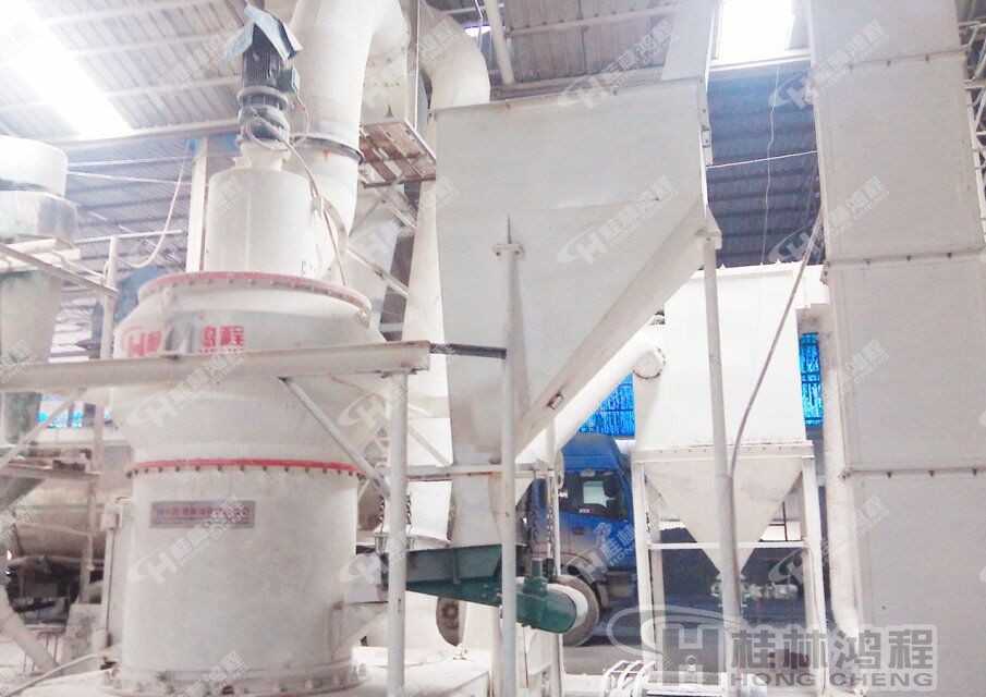 HC1300，325目錳礦石磨粉設備，錳礦石雷蒙磨粉機配置方案